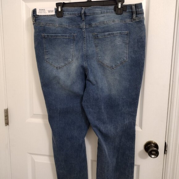 Nicole Miller New York SOHO High Rise Skinny Crop Jeans 18W NWT - Picture 15 of 16
